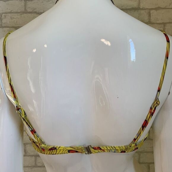 Colorful trending yellow bikini top - XS - Picture 6 of 6